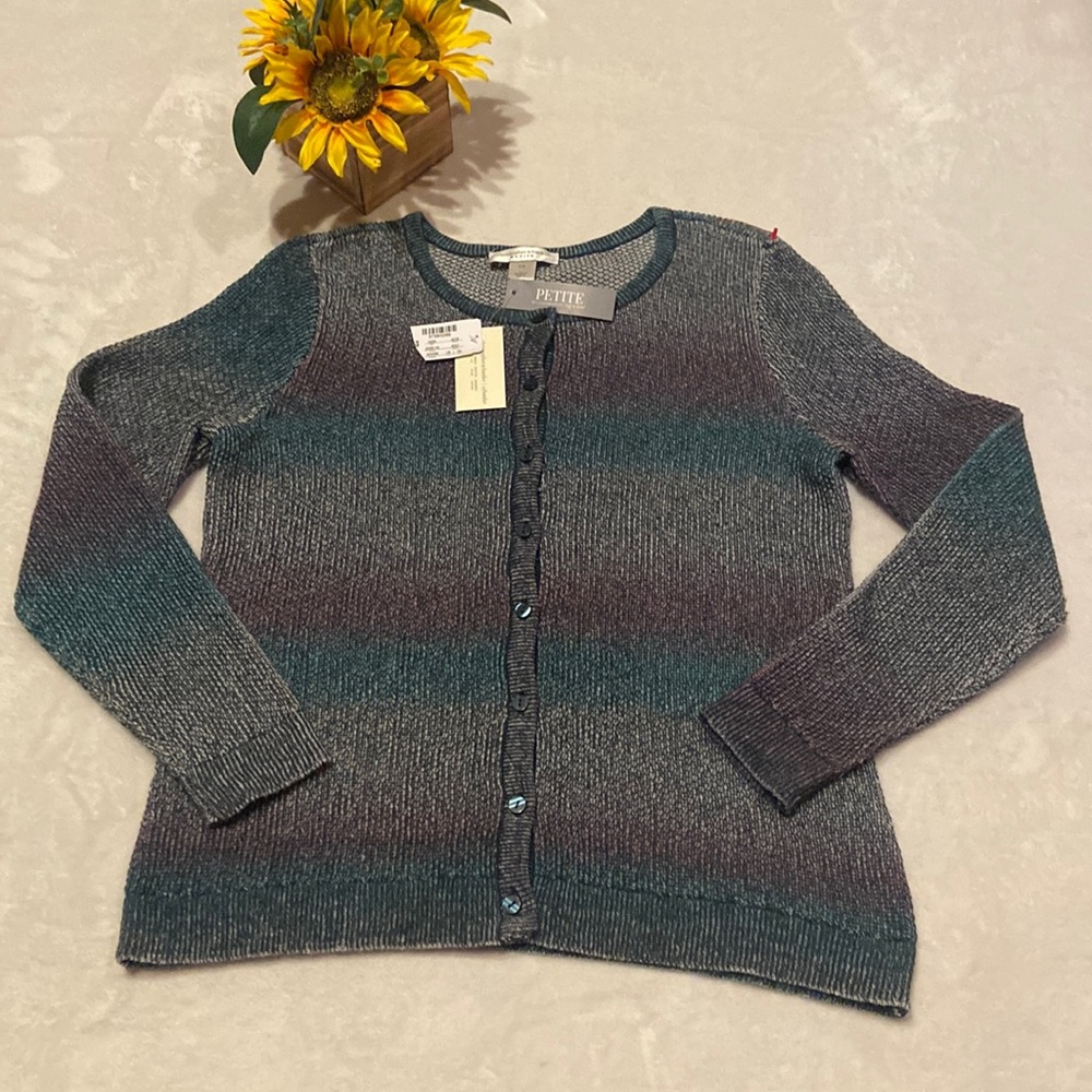 Christopher & Banks NWT Size Petite S Button Down Sweater